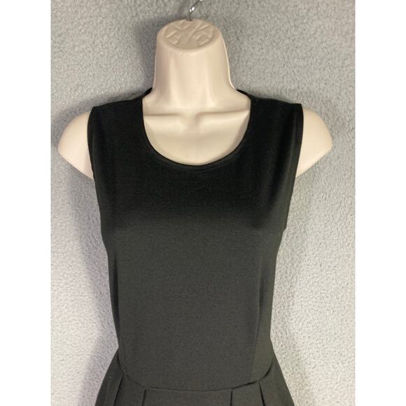 Lyss Loo Women's Black Sleeveless Sheath Dress w/ Pockets Size M - Picture 6 of 9